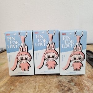 Pop Mart Pin for Love Doll Keychain - Pink